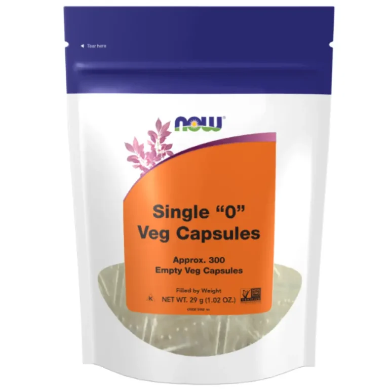Empty Capsules, Vegetarian, Single "0"