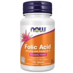 Folic Acid 800 mcg with Vitamin B-12 Tablets