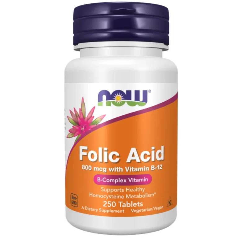 Folic Acid 800 mcg with Vitamin B-12 Tablets