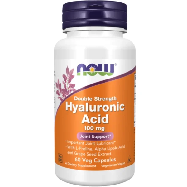 Hyaluronic Acid, Double Strength 100 mg Veg Capsules