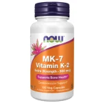MK-7 Vitamin K-2, Extra Strength 300 mcg Veg Capsules