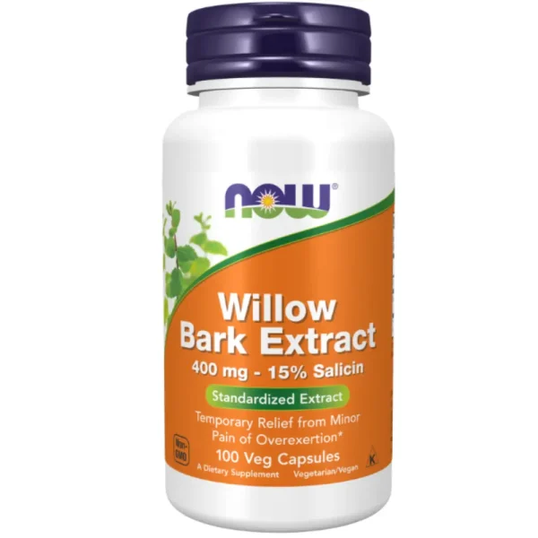 Willow Bark Extract 400 mg Veg Capsules