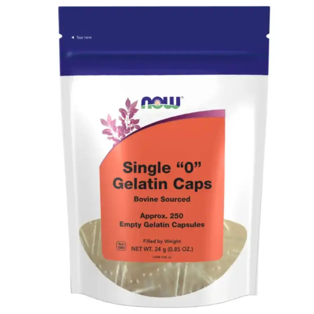 Empty Capsules Gelatin Single 0