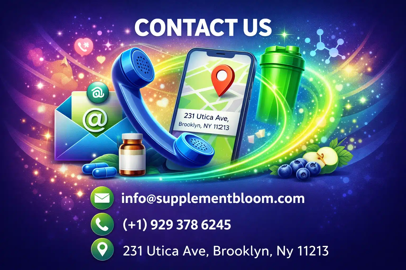 contact us supplementbloom